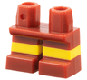 Legs Short with Molded Horizontal Yellow Stripes  Pattern