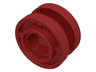 Wheel 11mm D. x 8mm with Center Groove, 4 Spokes