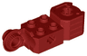 Technic, Brick Modified 2 x 2 with Axle Hole, Rotation Joint Ball Half Vertical, and Fist