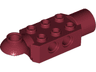 Technic, Brick Modified 2 x 3 with Pin Holes, Rotation Joint Ball Half Horizontal, and Rotation Joint Socket