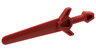 Minifigure, Weapon Sword, Greatsword Angular