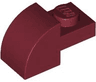 Slope, Curved 2 x 1 with Recessed Stud