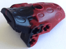 Bionicle Hydruka Back Plate with Marbled Black Pattern