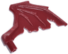 Minifigure Wing Webbed Tattered