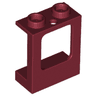 Window 1 x 2 x 2 Plane, Single Hole Top and Bottom for Glass