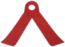 Minifigure Cape Cloth, 2 Long Tails - Spongy Stretchable Fabric