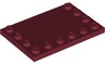 Tile, Modified 4 x 6 with Studs on Edges