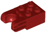 Technic, Brick Modified 2 x 2 with Ball Socket and Axle Hole - Straight Forks with Round Ends and Closed Sides