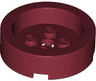 Brick, Round 4 x 4 with Recessed Center and Hole