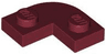Plate, Round Corner 2 x 2 with 1 x 1 Cutout