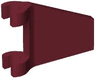 Flag 2 x 2 Trapezoid with Flared Edge