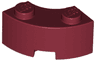 Brick, Round Corner 2 x 2 Macaroni with Stud Notch and Reinforced Underside