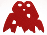 Minifigure Cape Cloth, Holes and Tattered Edges - Traditional Starched Fabric, Angled Top Notch, Larger Rounded Edge Features - 4.95cm Wide