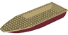 Boat, Hull Unitary 28 x 8 with Tan Top (92710 / 92711)