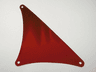 Cloth Sail Triangular with Dark Brown Streaks Pattern (Lateen Sail)