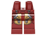 Hips and Legs with Iron Man Gold and Silver Knee Plates Pattern