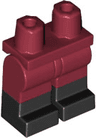 Hips and Legs with Molded Black Lower Legs / Boots  Pattern