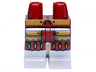 Hips and Light Bluish Gray Legs with Gold Belt and Armor Pattern