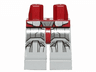Hips and Light Bluish Gray Legs with SW Silver Armor Pattern