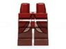 Hips and Reddish Brown Legs with Dark Red and Gold Elven Robe Pattern