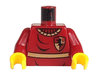 Torso Harry Potter Quidditch Gryffindor Pattern / Dark Red Arms / Yellow Hands