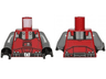 Torso SW Armor Sith Trooper with Black and Silver Pattern / Dark Bluish Gray Arms / Black Hands