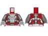Torso SW Armor Sith Warrior Pattern / Dark Bluish Gray Arms / Light Bluish Gray Hands