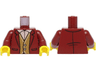 Torso Suit Jacket over Medium Nougat Vest and Light Nougat Shirt Pattern / Dark Red Arms / Yellow Hands