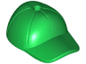 Minifigure, Headgear Cap - Short Curved Bill with Seams and Hole on Top