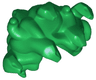 Minifigure, Hair Entwined Snakes Short
