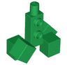 Body Pixelated with Cube Feet, Minecraft Creeper