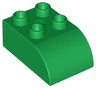 Duplo, Brick 2 x 3 Slope Curved