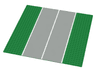 Baseplate, Road 32 x 32 7-Stud Straight with Plain Runway Narrow Pattern