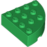 Brick, Round Corner 4 x 4 Full Brick