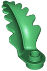 Plant Plate, Round 1 x 1 with Curved, Upright Leaf