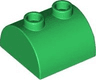 Slope, Curved 2 x 2 Double with 2 Hollow Studs