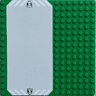 Baseplate, Road 16 x 16 with Light Gray Driveway, White Danger Stripes, and Police Star Badge Pattern