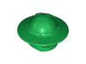 Minifigure, Headgear Helmet Castle Kettle Hat with Chin Guard and Broad Brim