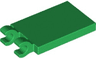 Tile, Modified 2 x 3 with 2 Open O Clips