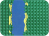 Duplo, Baseplate 12 x 16 with River Pattern