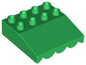 Duplo Roof Sloped 33 4 x 4 with Awning Overhang