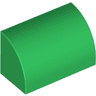 Slope, Curved 1 x 2 with Bottom Stud Holder