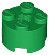 Brick, Round 2 x 2 with Axle Hole