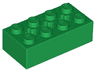 Technic, Brick 2 x 4 with 3 Axle Holes