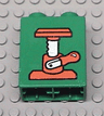 Duplo, Brick 1 x 2 x 2 with Car Jack Pattern