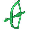 Minifigure, Weapon Bow, Longbow with Arrow Drawn