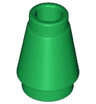 Cone 1 x 1 with Top Groove