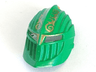 Large Figure Visor, Rascus with Gold Pattern
