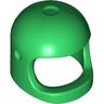 Minifigure, Headgear Helmet Space / Town with Thick Chin Strap - with Visor Dimples (Reissue with Top Dimple)