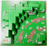 Baseplate, Raised 32 x 32 Canyon with Brown Dirt and Gray Rocks Pattern
